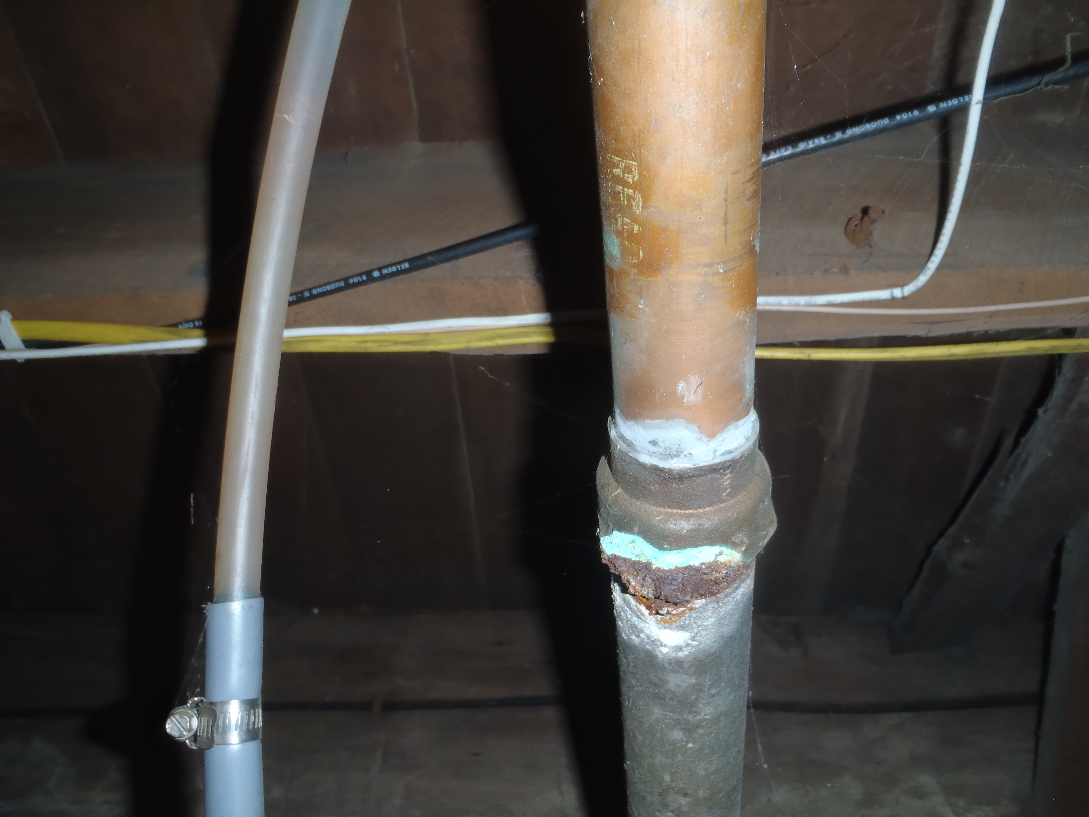 INSPEKT discovers galvanic corrosion in an Indianapolis Home Inspection